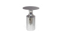 Rassa Accent Table Polished Silver
