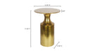 Rassa Accent Table Gold