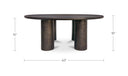 Deacon Outdoor Coffee Table Deep Bronze