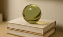 Bonn Cast Glass Decorative Object Olive