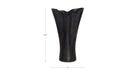 Yeri Cast Aluminum Vase Black
