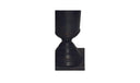 Cassia Cast Aluminum Vase Black