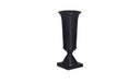 Cassia Cast Aluminum Vase Black