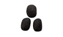 Breton Cast Aluminum Wall Sculpture Black-Set Of 3