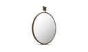 Cameo Mirror Aged Brass
