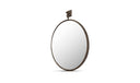 Cameo Mirror Aged Brass