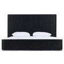 Fields - Modern Black Acacia Bed
