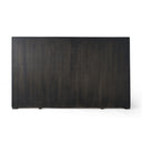 fields - modern black acacia bed