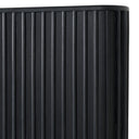 fields - modern black acacia bed