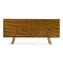 Finley Mid-Century Walnut & Gold Buffet