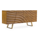Finley Mid-Century Walnut & Gold Buffet