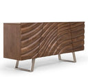 Finley Mid-Century Walnut & Gold Buffet
