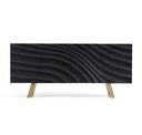 Mason Modern Glass & Black Ash Dining Table