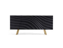Finley Mid-Century Black & Gold Buffet