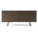 Cleveland - Contemporary Glass and Grey Ash Dining Table