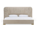 Florence - Modern Beige Leatherette Mirror