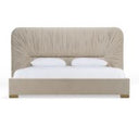 Florence - Modern Beige Leatherette Mirror