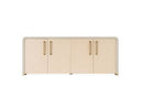Florence - Modern Beige Leatherette + Gold Buffet