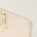 Florence - Modern Beige Leatherette + Gold Buffet