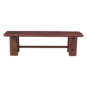 Lenox Loch 64" Bench in Walnut, view 2