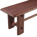 Lenox Loch 64" Bench in Walnut, view 3
