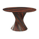 Meridian 48" Round Dining Table with Spiral Base in Capri Sheesham, view 5