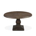 Nimes 48" Round Dining Table in Weathered Mango, view 2