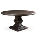 Nimes 60" Round Dining Table in Vintage Brown