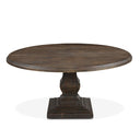 Nimes 60" Round Dining Table in Weathered Mango, view 2