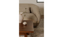 Amelia Left Arm Facing Chair Warm White