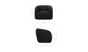 Faye Accent Chair Black Boucle