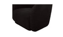 Faye Accent Chair Black Boucle
