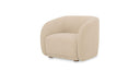 Faye Accent Chair Beige Boucle