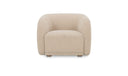 Faye Accent Chair Beige Boucle