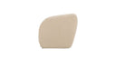 Faye Accent Chair Beige Boucle