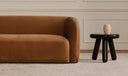Faye Sofa Tan Faux Mohair