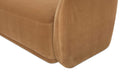 Faye Sofa Tan Faux Mohair