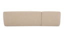 Faye Left Sectional Beige Boucle