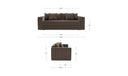 Kiran Sleeper Sofa Warm Charcoal