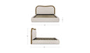 Camilla King Bed Oat