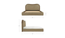 Camilla King Bed Green