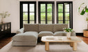 Berga Sectional Left Pebble