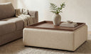 Montana Storage Ottoman Flecked Oat