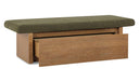 Gemma Storage Bench Dark Green
