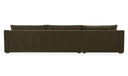 Farrow Sectional Cedar Green Left