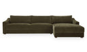 Farrow Sectional Cedar Green Right
