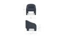 Tuva Accent Chair Slate Blue