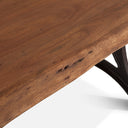 Organic Forge 106" Dining Table in Raw Walnut, view 6