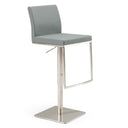 Folsum - Modern Grey Adjustable Bar Stool