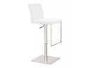 Folsum - Modern White Adjustable Bar Stool